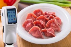 色差儀測量餃子皮的顏色差異